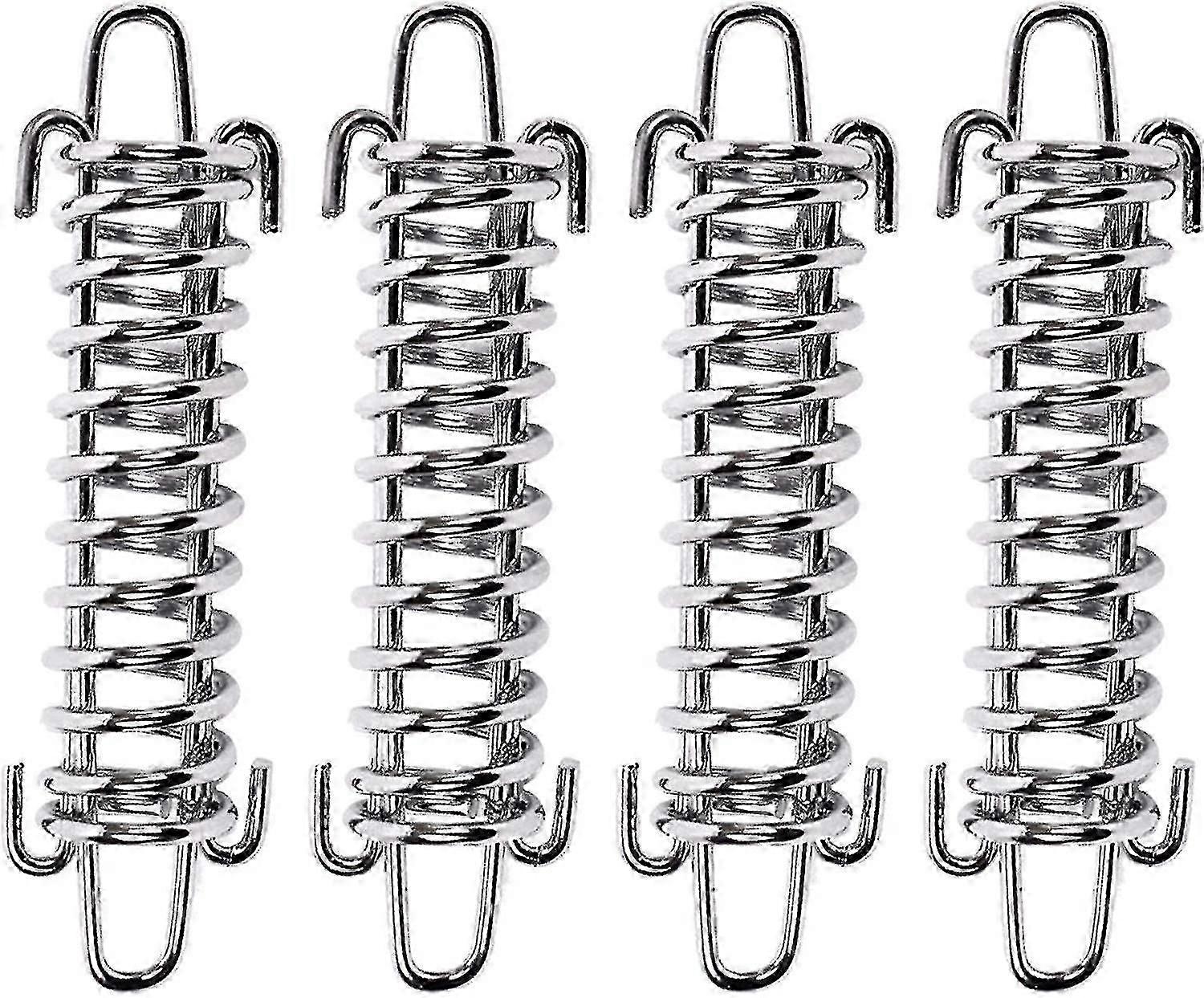 4 Parça Çadır Yay Tokaları Çelik Yaylı Tente Çadırı Ağır Hizmet Tipi Halat Çadır Halat Tokası Sabitleme Kiti Bahçe Yelken Gergisi Seyahat Çadırı Aksesuarları