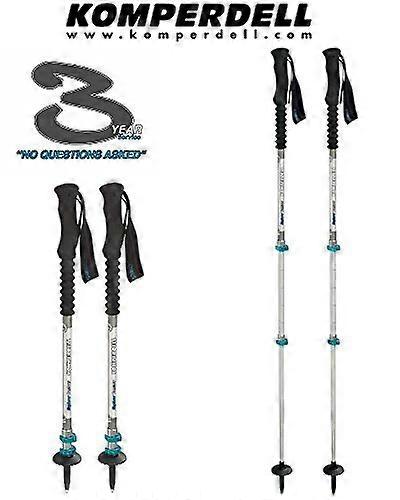 Explorer Contour Powerlock Telescopic Trekking Poles 65-140cm Adjustable Height Lightweight Hiking Sticks