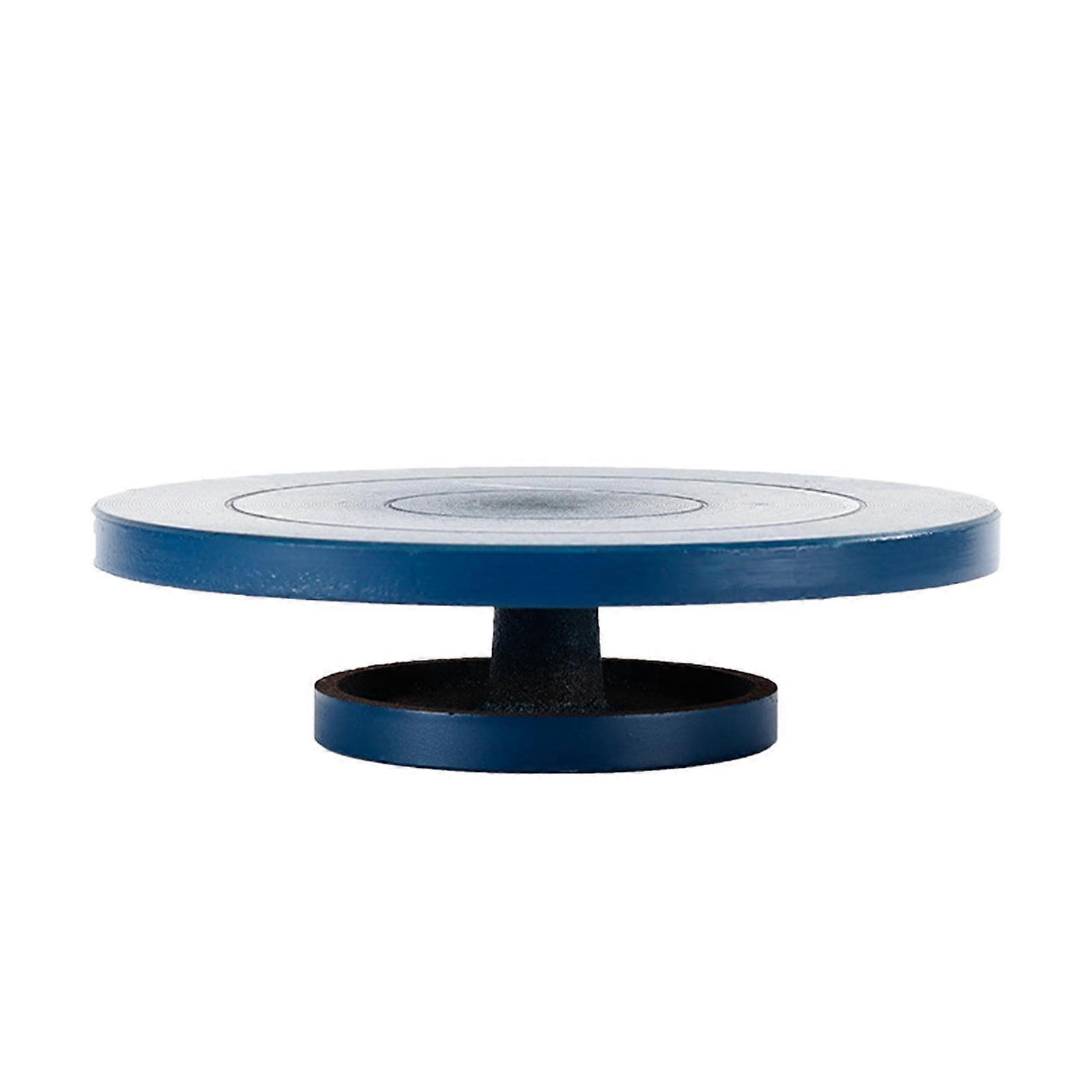 5.9 Inch Blue Sculpting Wheel Turntable Accessory for Ceramic Studio Pottery Crafting