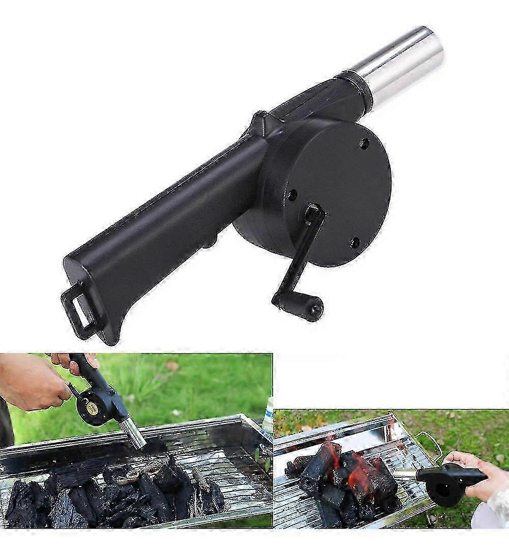 Outdoor Portable Manual BBQ Hand Blower (1pcs)