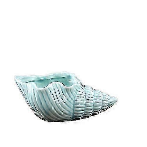 Cendrier élégant en céramique conque de décor