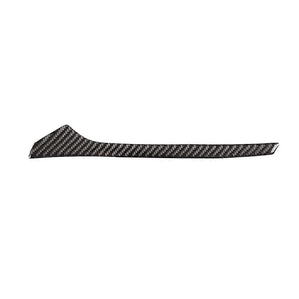 For Toyota Supra GR A90 LHD 2019-2023 Soft Carbon Fiber Gear Shift Left Decorative Strip Sticker Trim Accessories