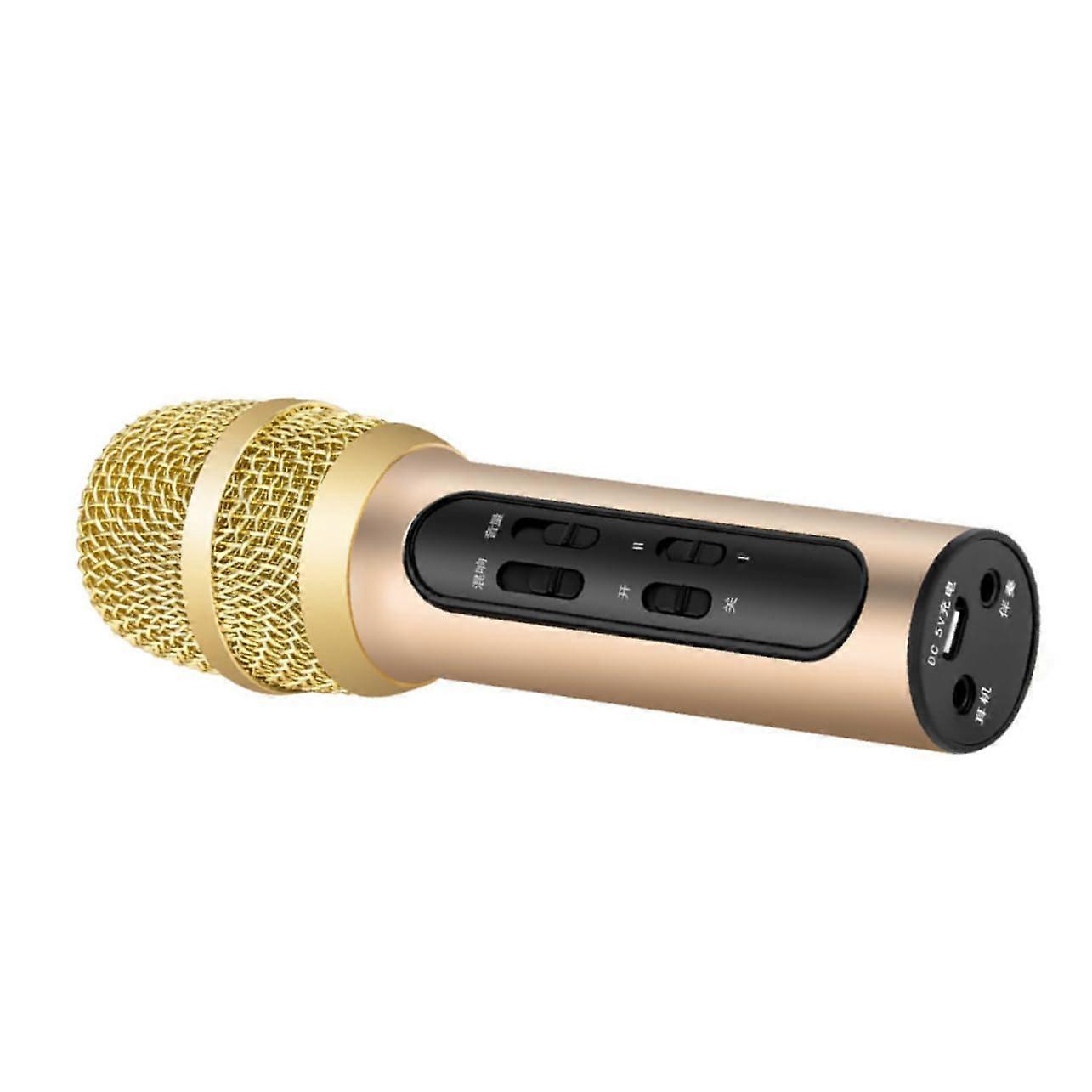 1 Set Handheld Vocal Microphone with USB Charging for Live Performances Karaoke