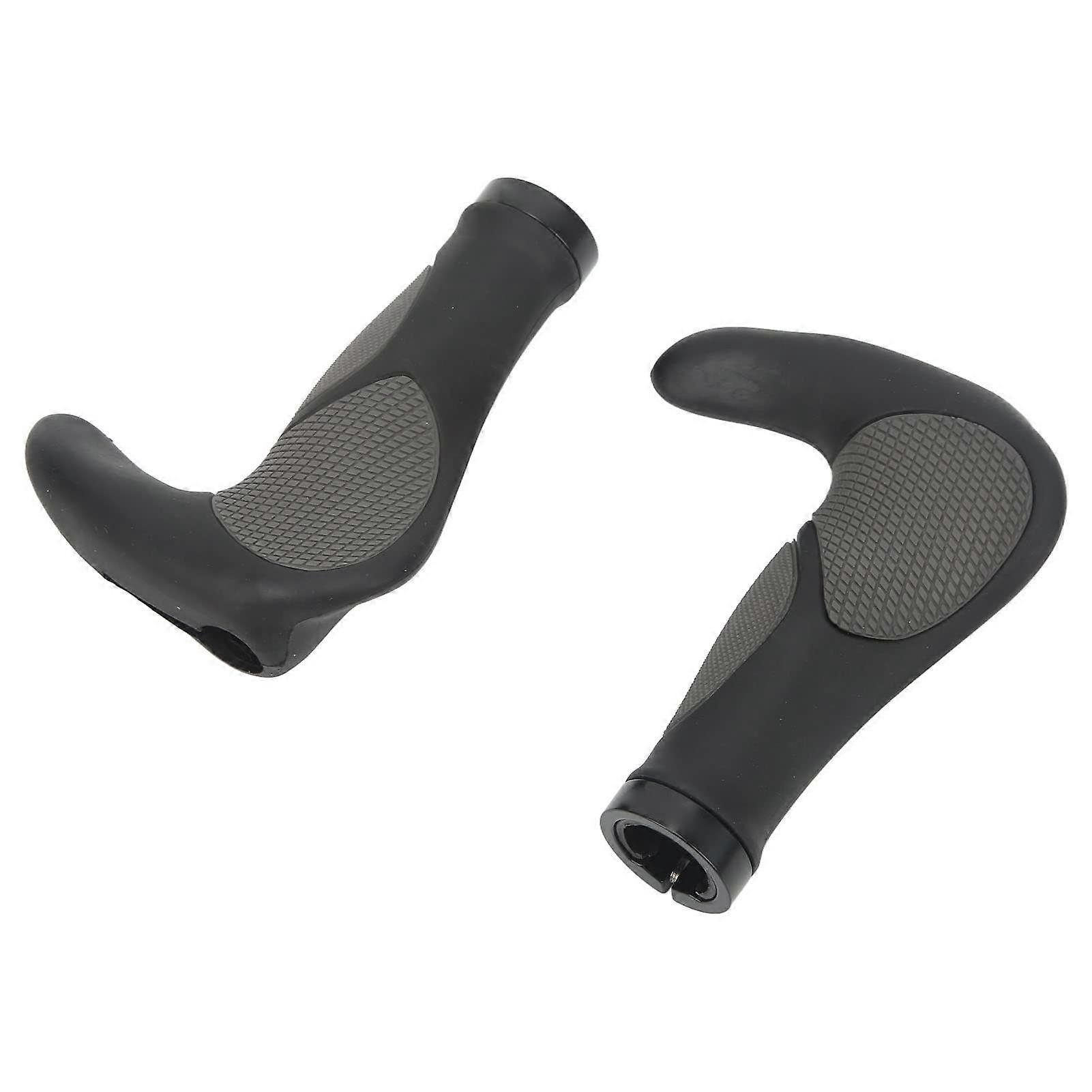 Mountain Bike Handlebar Grip Ergonomic, Non-Slip, Universal Fit, Rubber Replacement, MTB Grips