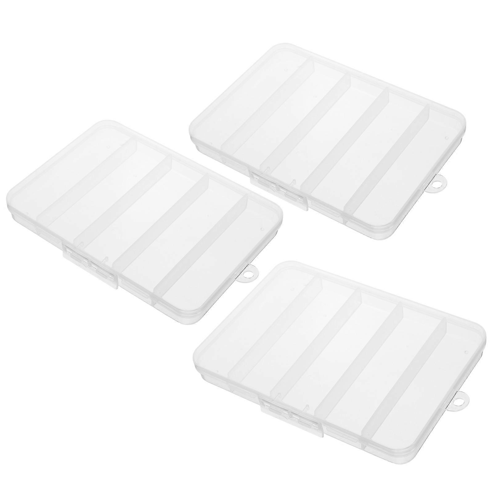 Clear Plastic Organizer Box Set for Fishing Tackle, Beads, Tools, and Jewelry – Compact, Stylish, and Portable Storage Case for Small Items