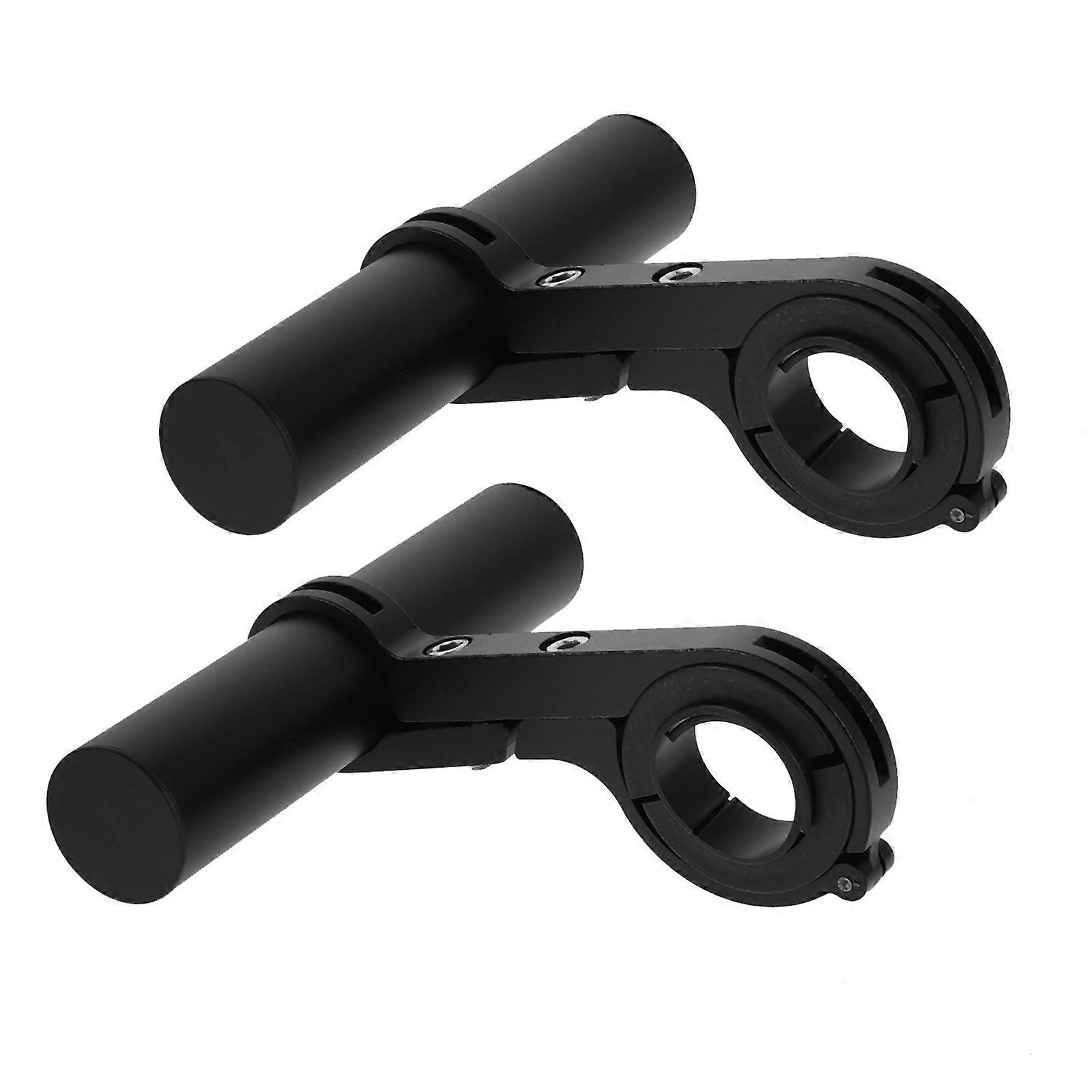 Bicycle Handlebar Extension Mount 2pcs Aluminum Alloy Brackets for Speedometers & Bike Lights, Universal Fit for All Bicycles