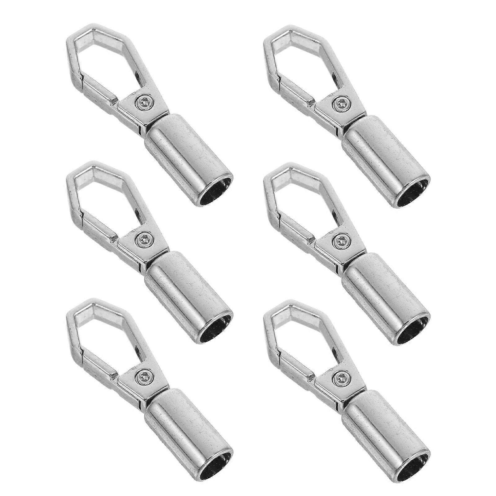 6pcs Bag Strap Clips: Metal Buckles for Dog Collars, Backpack Straps, Lanyards & Craft Projects