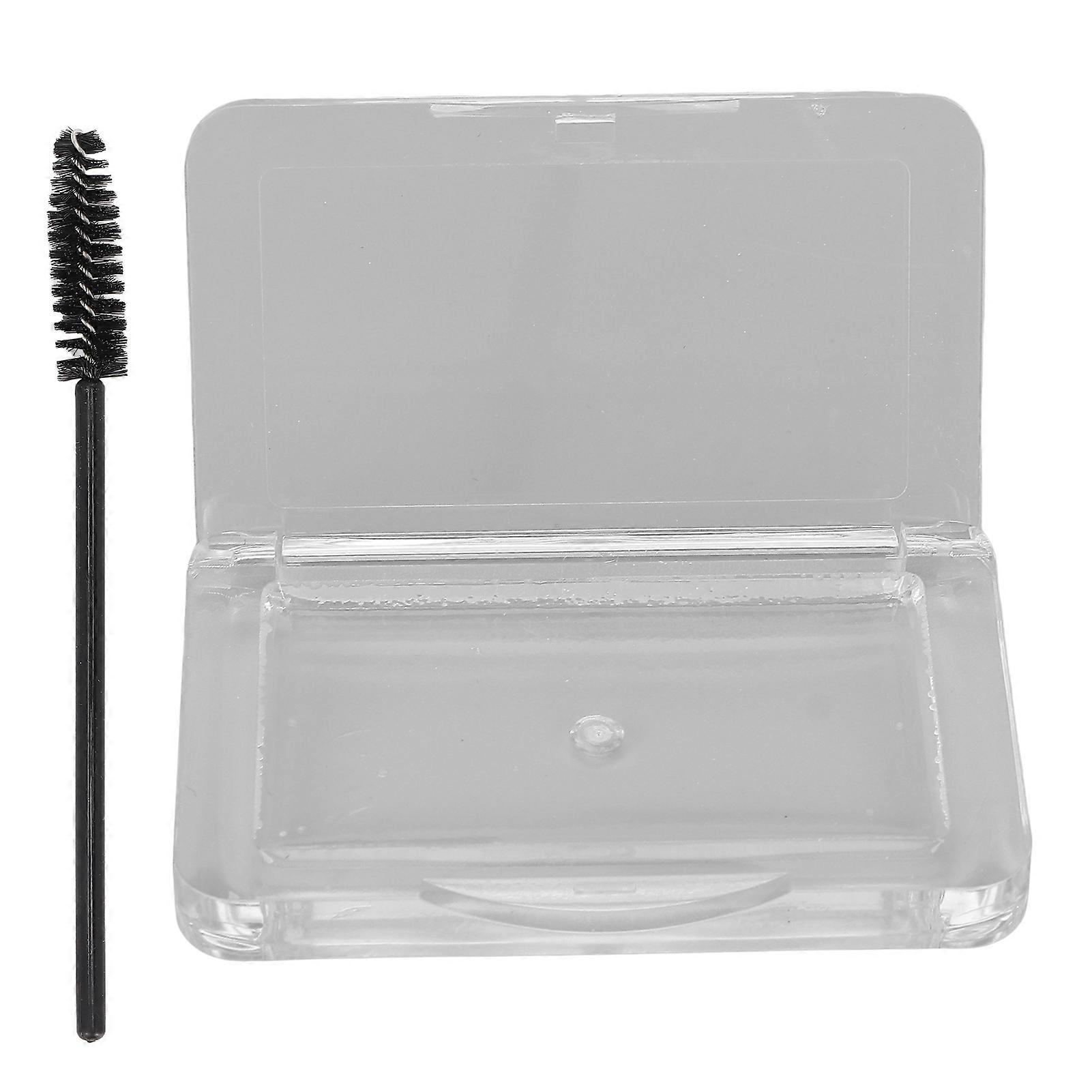 Clear Eyebrow Setting Gel Long Lasting Eyebrow Shaping Brows Styling Soap with Eyebrow Brush 10g