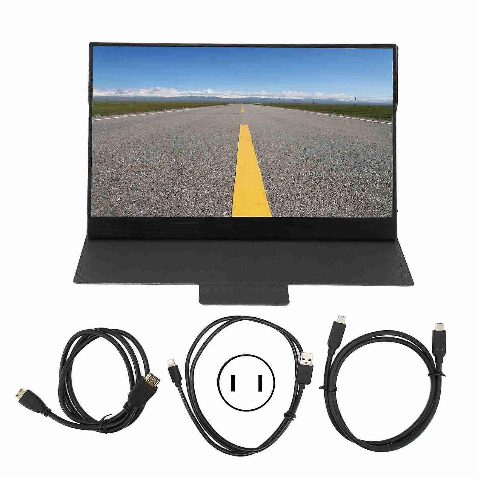 Monitor portatile 15 pollici 1080P IPS tipo C Piccolo display per computer portatile con tablet per smartphone