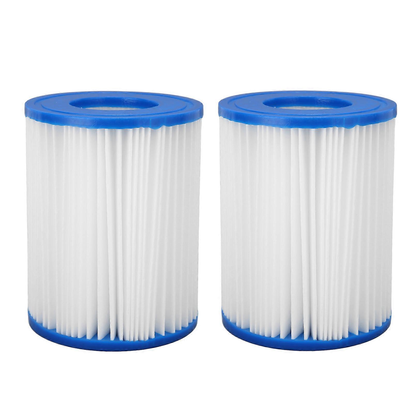 2Pcs Children's Pool Filter Washable Swimming Pool Filter Spa Filter Replacement for Hot Tubs
