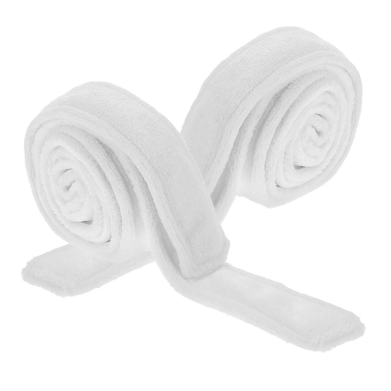 Soft And Comfortable Bathrobe Belt Replacement For Hotel Stay Flannel Material 2Pcs