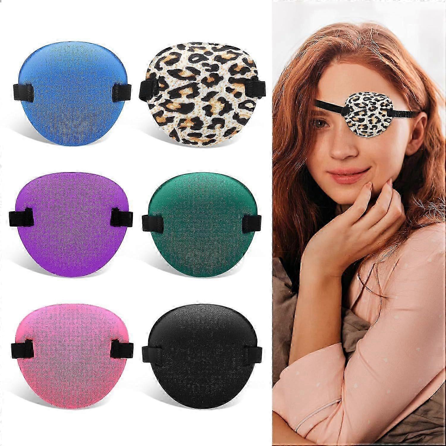 6Pcs Eye Patches, ρυθμιζόμενο ιατρικό έμπλαστρο ματιών για ενήλικες και παιδιά, αριστερό ή δεξί προσοφθάλμιο