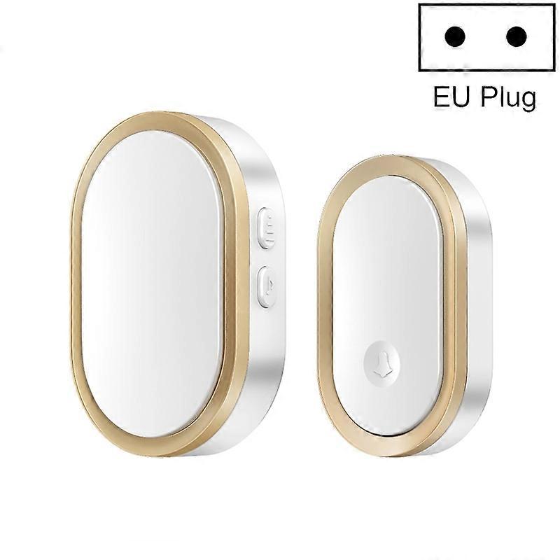 Smart Wireless Doorbell EU Plug - Golden