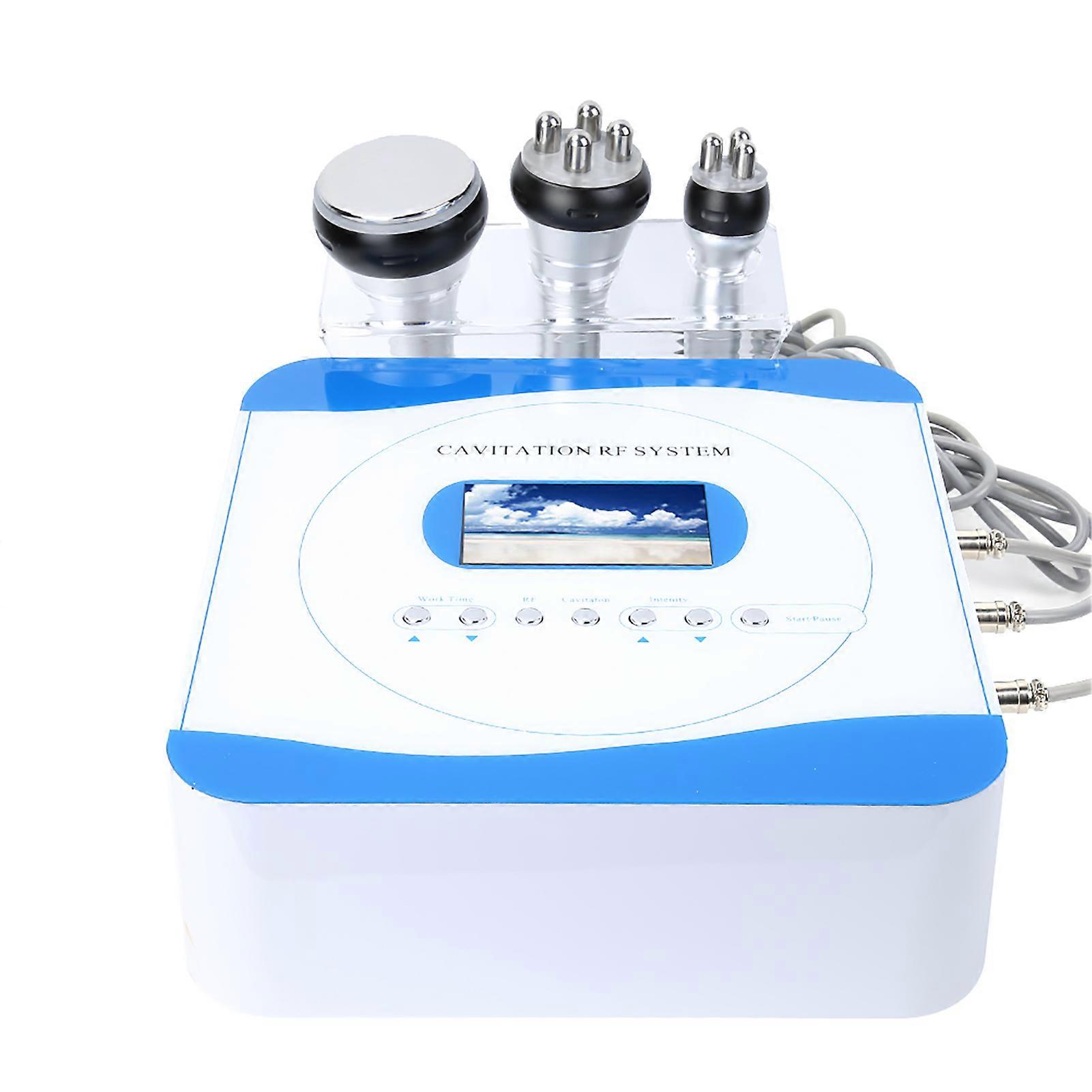 3 in 1 RF Ultrasonic Blasting Fat Instrument Body Slimming Skin Lifting Beauty Machine