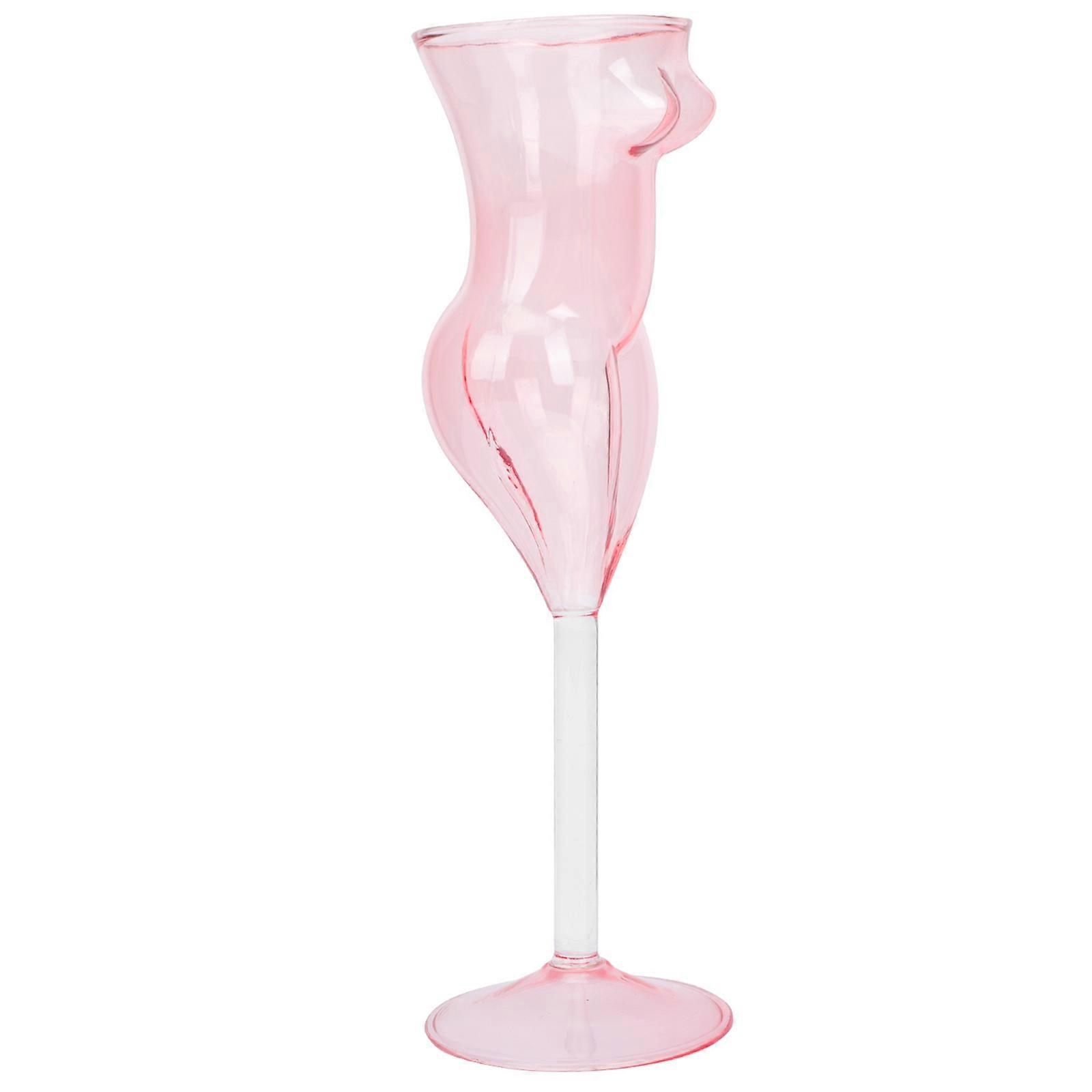 Lady Wine Glasses High Borosilicate Glass Wedding Anniversary 2Set Elegant