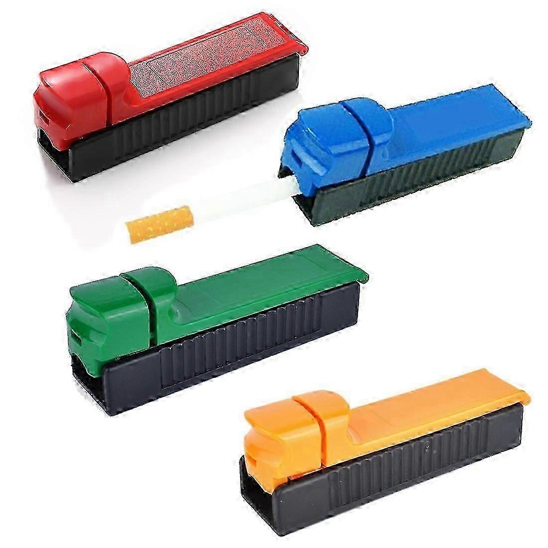 Manual Cigarette Rolling Machine & Tobacco Tube Filler for Hand Rolling - 2 Pack Cigarette Maker with Rolling Tubes