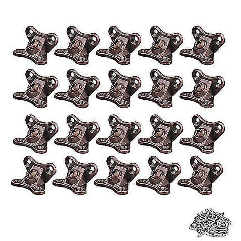 Removable Combination Butterfly Corner Code, Angle Corner Brackets, Heavy Duty Shelf Brackets, L Bracket, (Red Bronze)