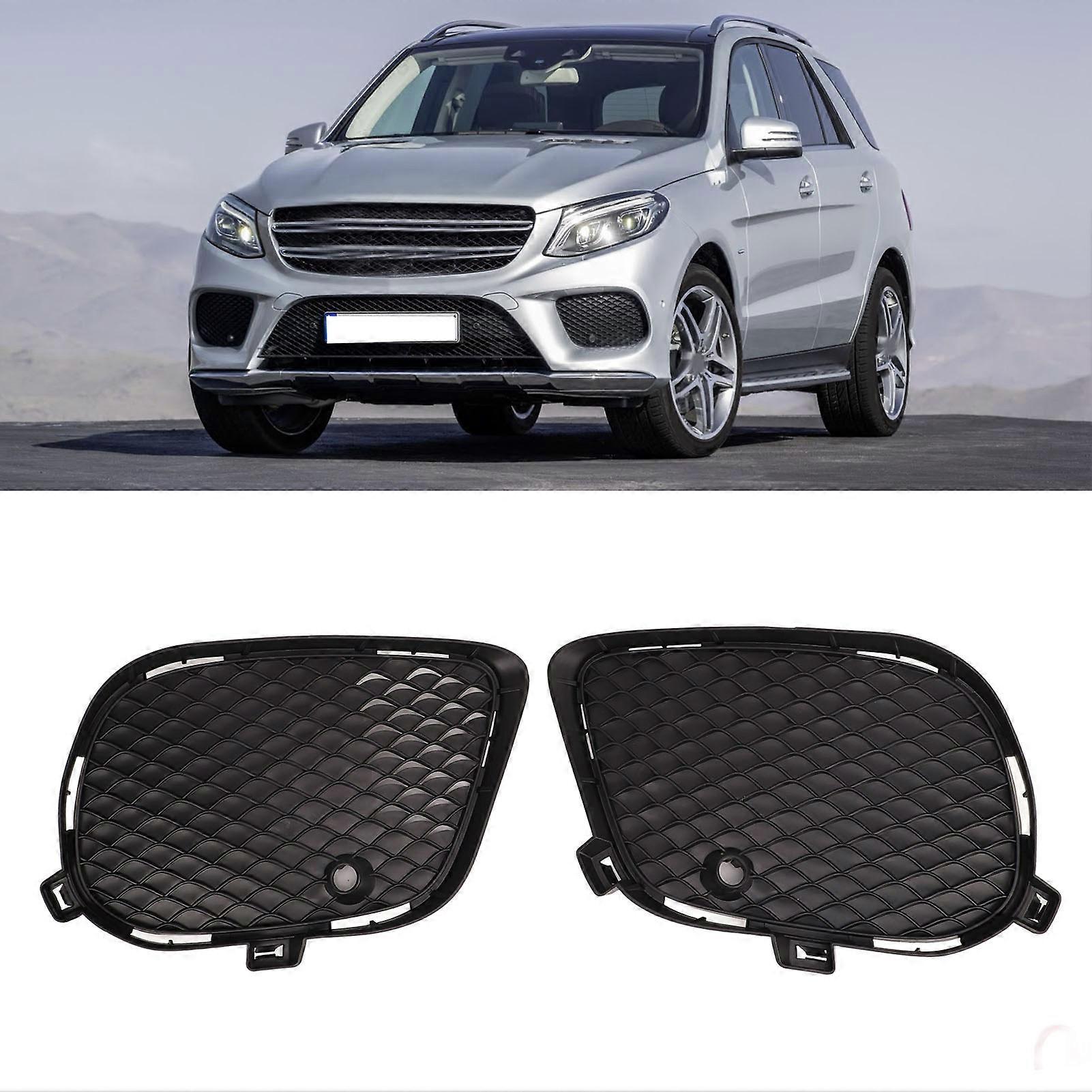 Pair of Fog Light Grille Left Right 2928855322 Replacement for Benz GLE‑Class C292 AMG Line 2016 to 2019 