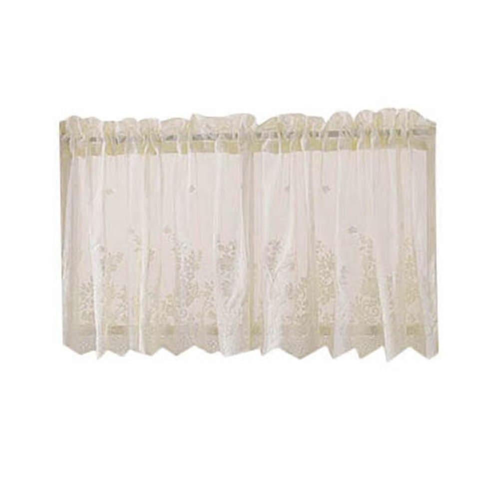 الدانتيل الجاكار نافذة الستار ستارة الدانتيل تنحنح القهوة ستارة قصيرة لخزانة باب غرفة نوم ديكور المنزل