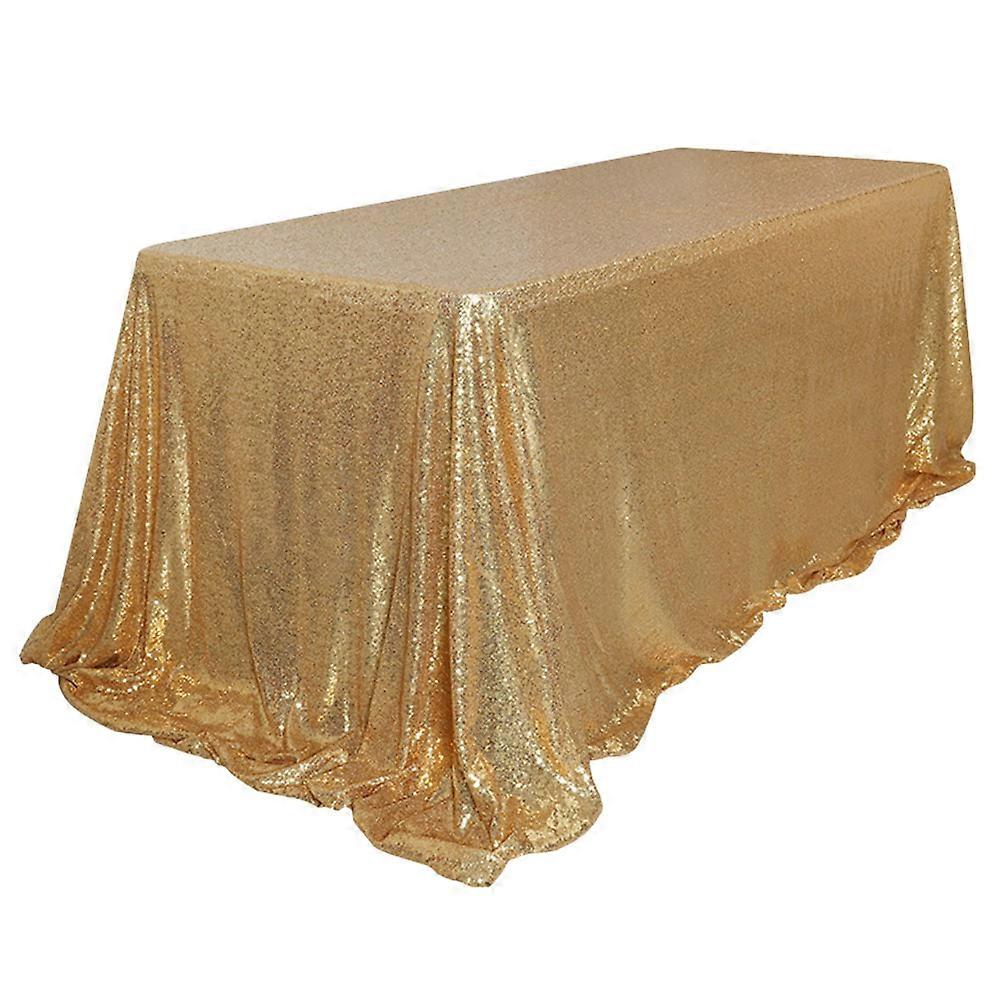 Multi Function Sequin Tablecloth, Rectangular Decorative Desk Cloth for Party, Wedding, Home and Outdoor Use   Dirt Resistant & Delicate Design