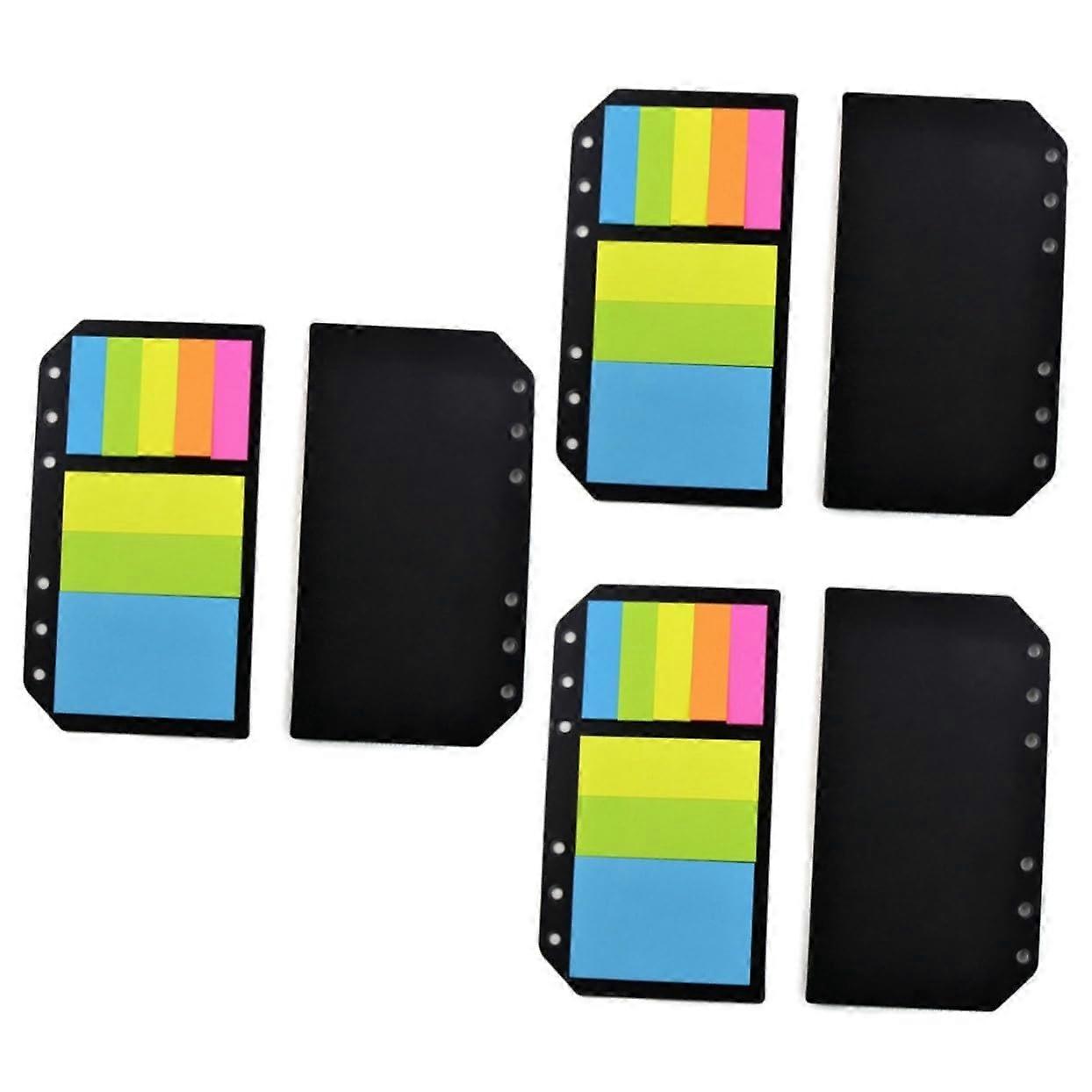2 Notes Adhesive Flags Pack of 3 Neon Page Markers Multi-Purpose Office Supplies for School Colorful Paper Tabs