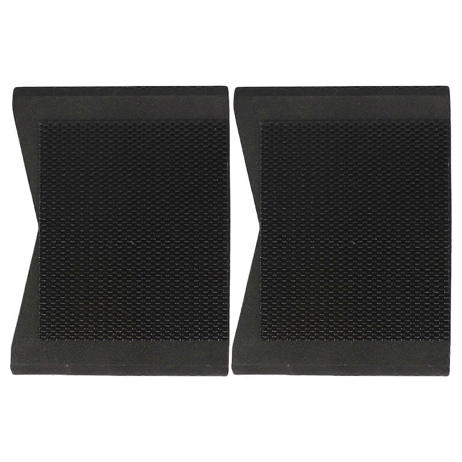 2Pcs Foam Drum Block Pedal Anchors System Stops Drum kits Nonslip Double Kick Pedal Block Drum Set Accessory Easy to Use Multicolor