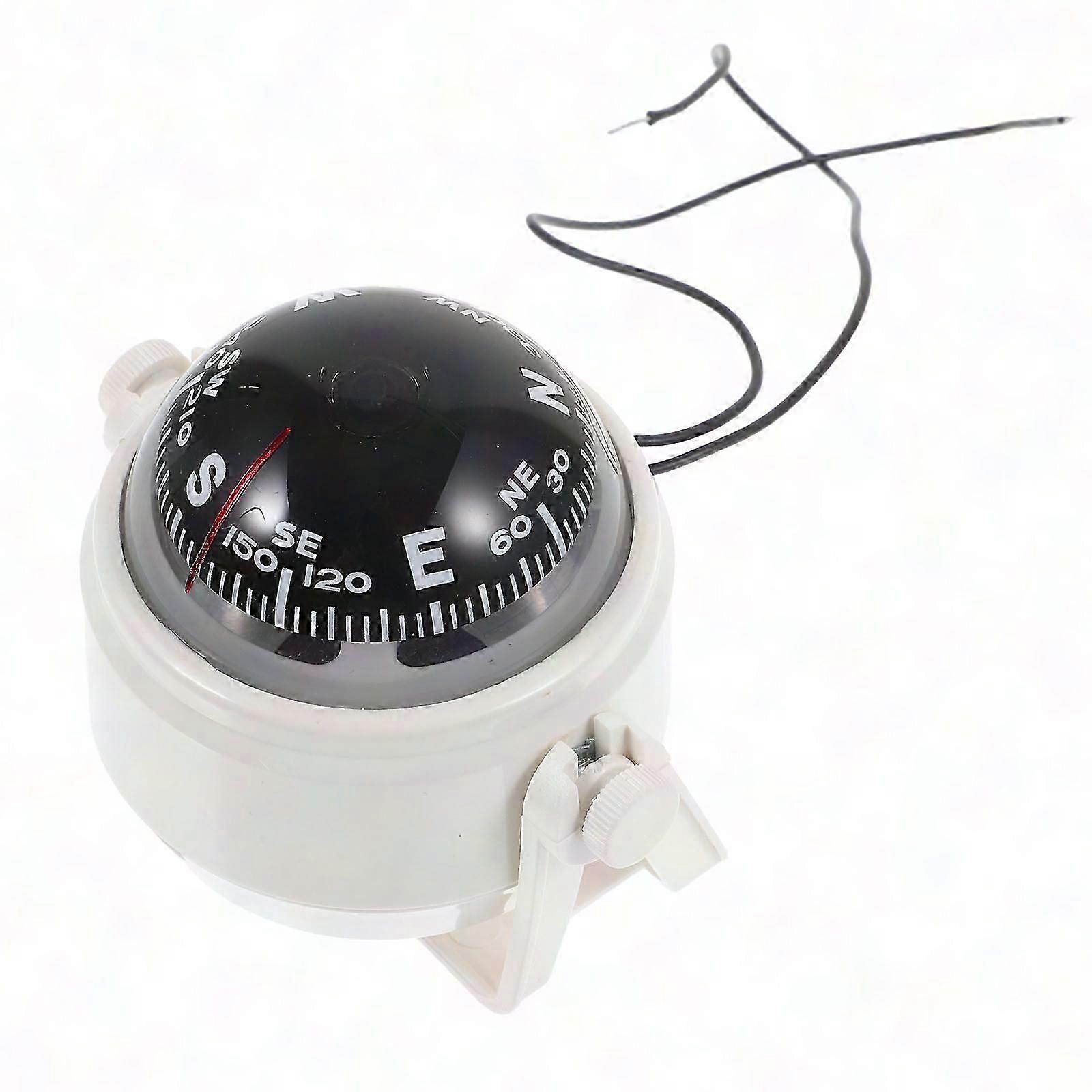 Car Compass Decorative Nautical Sailing Compass Acrylic