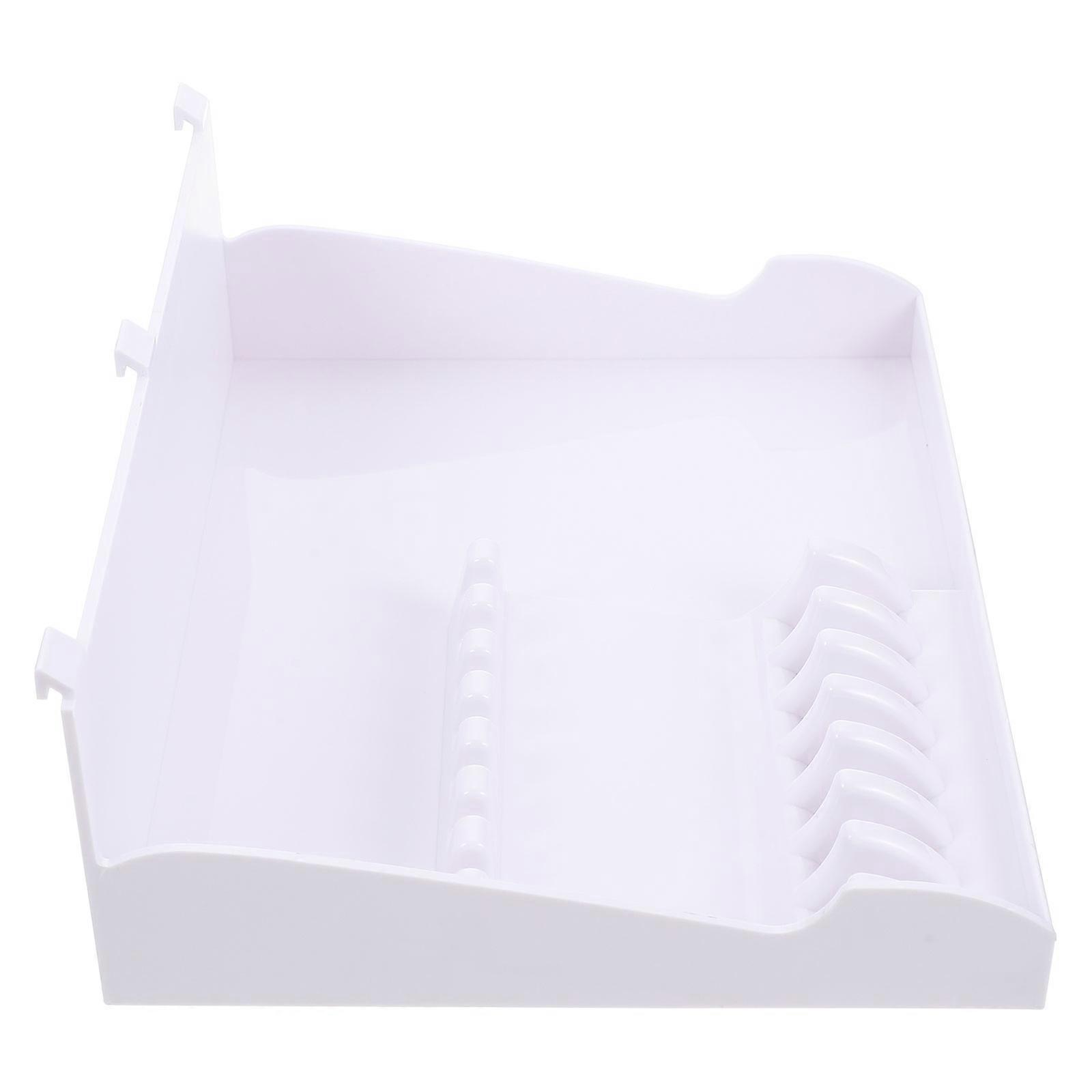 Hair Shear Holder Rack for Barbers Made of ABS White Durable Lightweight 7.87x3.94x3.15 Inches