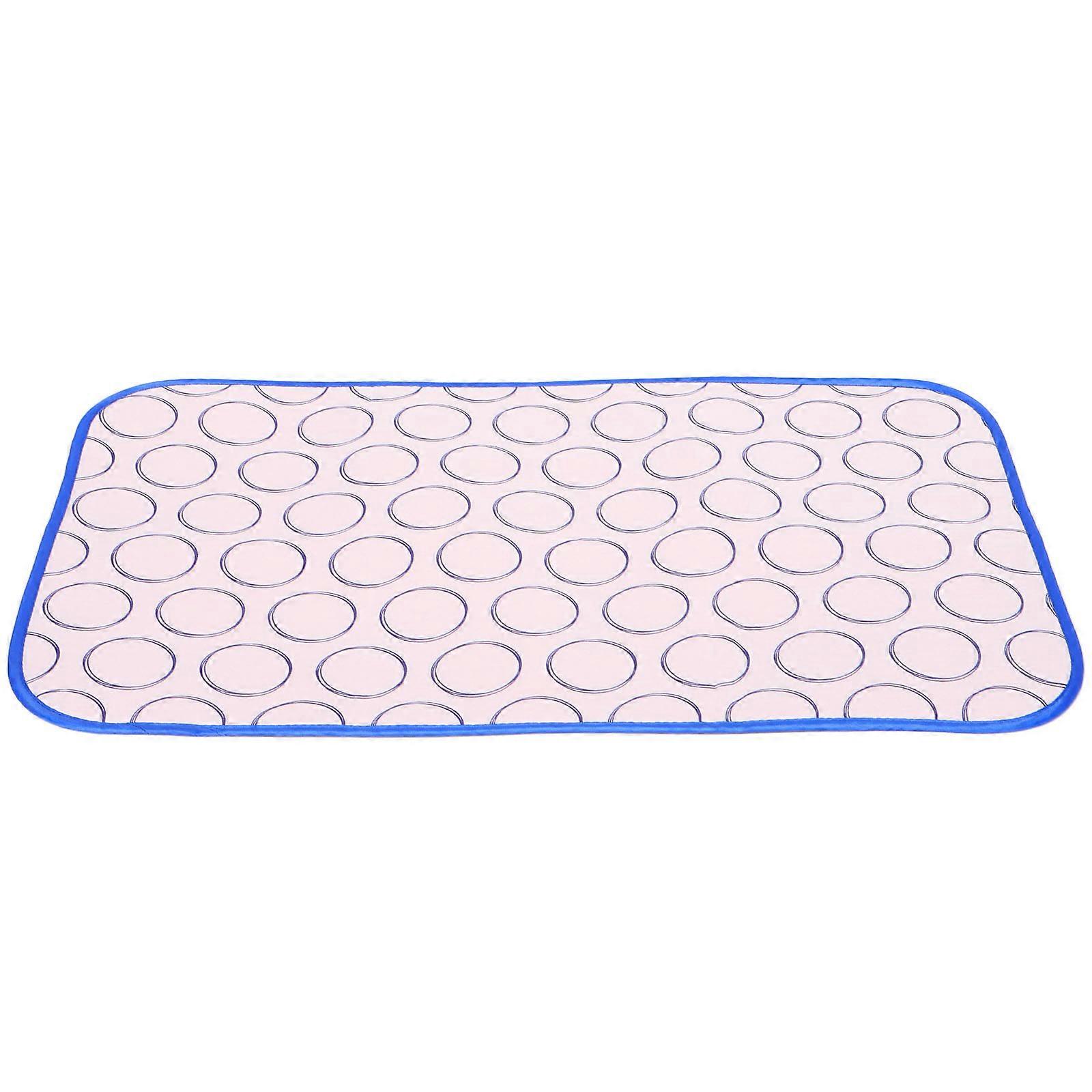 Portable Ironing Mat For Travel Thickened Six-Layer Design Multifunctional Use Ironing Clothes Folding Clothes Women Men Pink 70.00X45.00X0.20CM 1Pcs