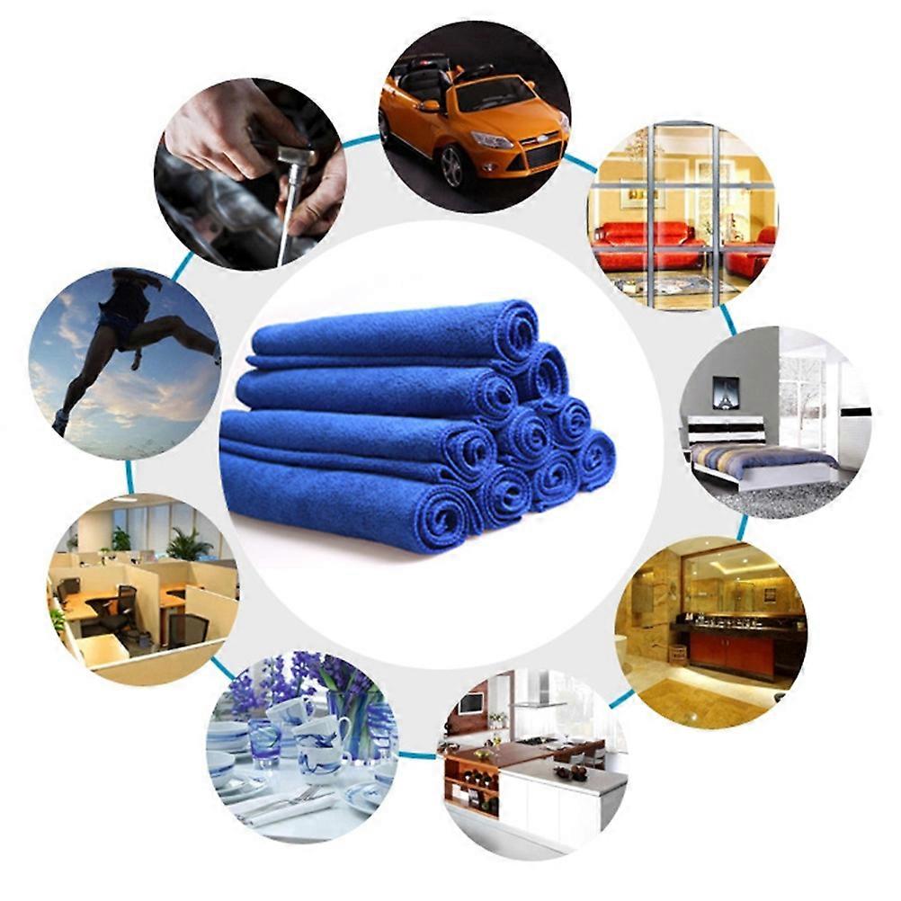 6 Pack Thick Microfiber Car Cleaning Towels Super Absorbent & Soft Water Absorbing Cloths for Car Wash & Detailing