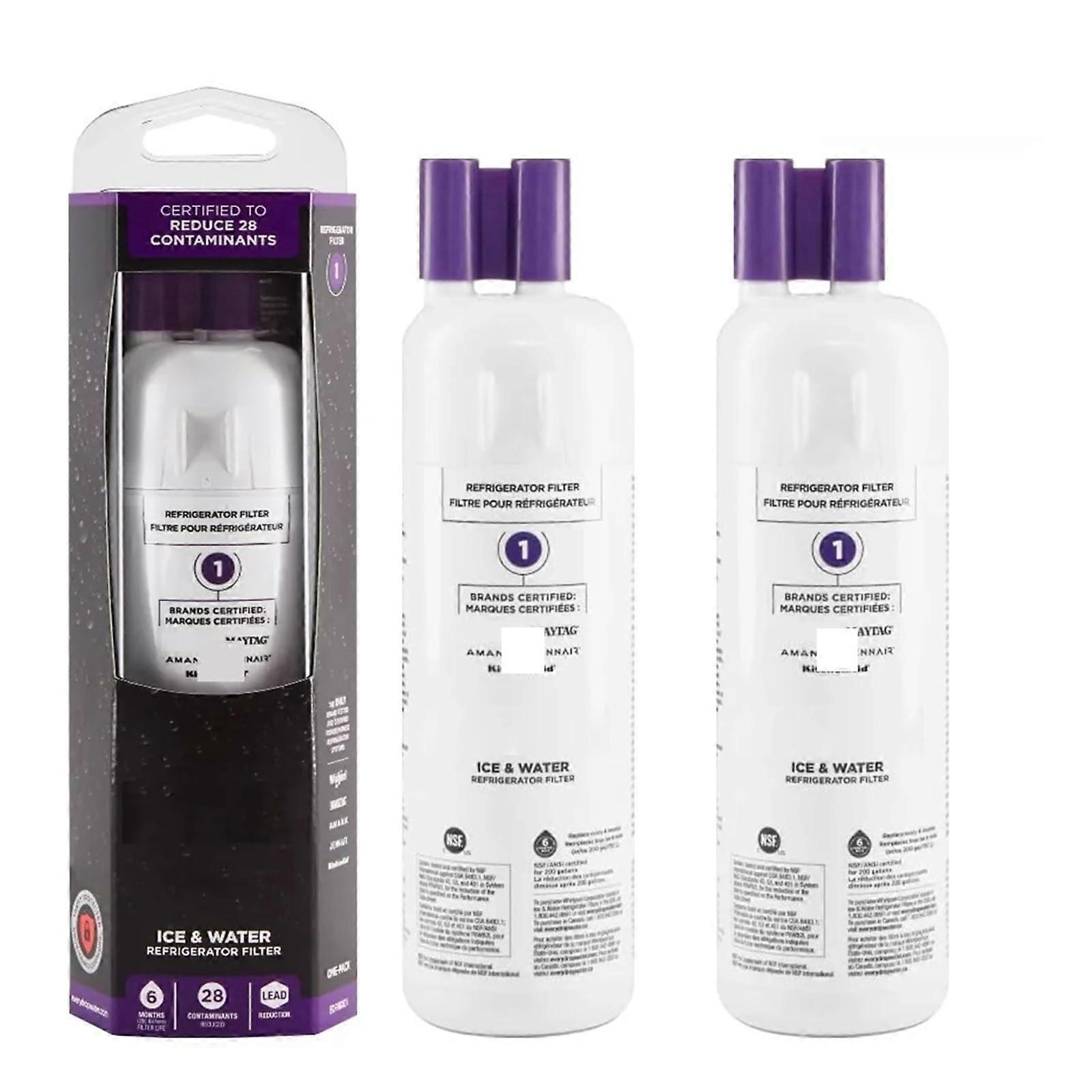 Refrigerator Water Filter Compatible with Whirlpool EDR1RXD1, W10295370A, 9081, Drop Filter 1, P8RFWB2L, P4RFWB (15pcs). (2 packs)