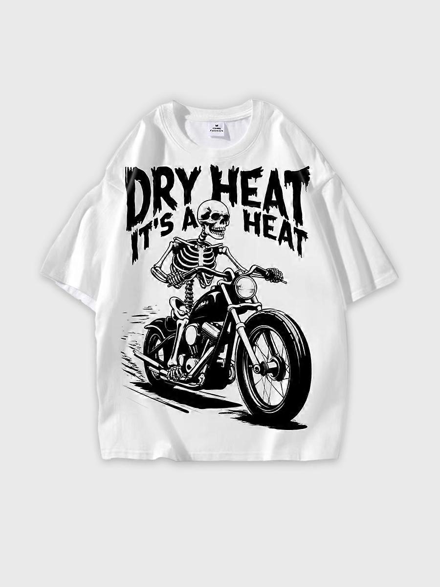 T-shirt round neck Pattern loose short sleeve E528