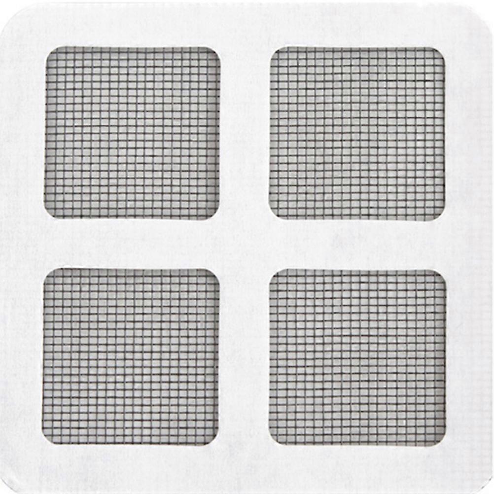 Screen Window Sticker Decals Stop Insects Square Mesh For Home Window Curtain 10X10Cm 30Pcs