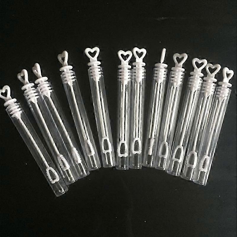 50 st tomma bubbelrör, bubbelflaskor, bröllopstavrör, bubblor, kärlekshjärta, bubblor, bröllopsbubblor
