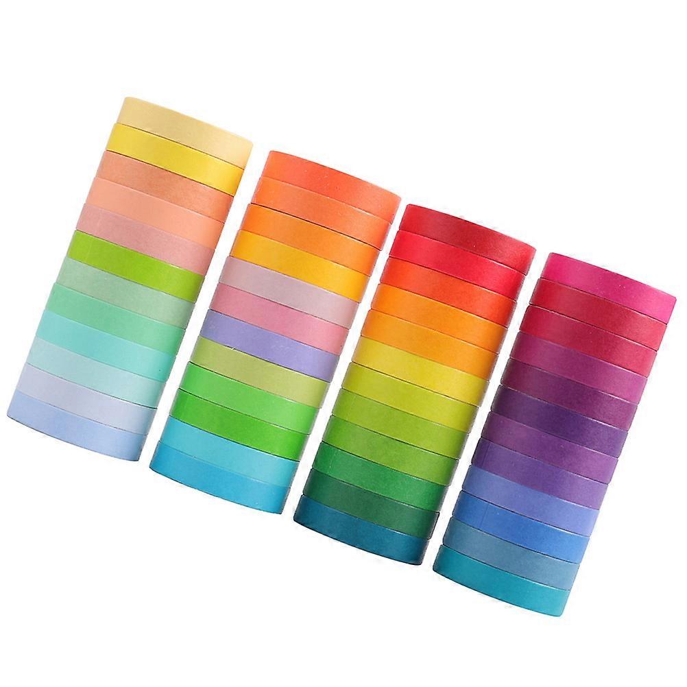 48 Rolls Diary Decals Paper Tapes for DIY Hand Account and Scrapbook Materials