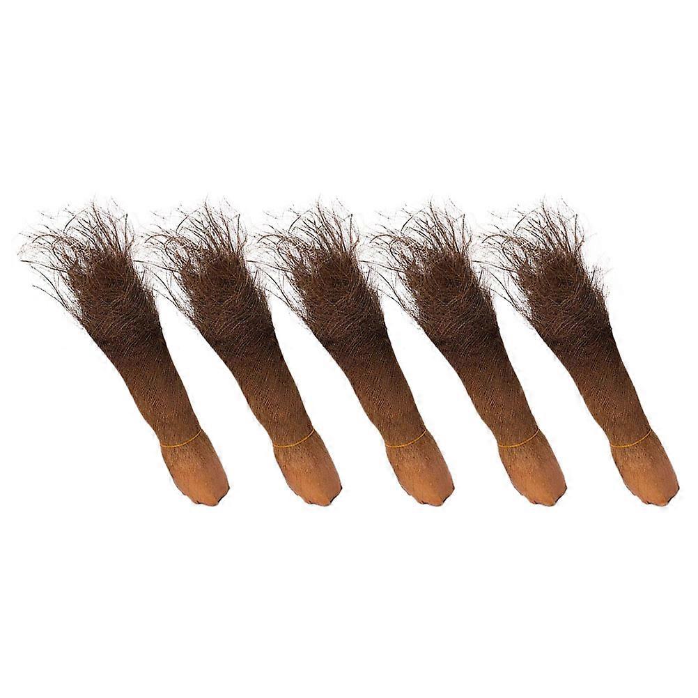 5pcs Natural Palm Tree Bark Decorative Chips for Garden, Plant Pots, and Outdoor Greening – Reusable Aesthetic Landscaping Material for Home and