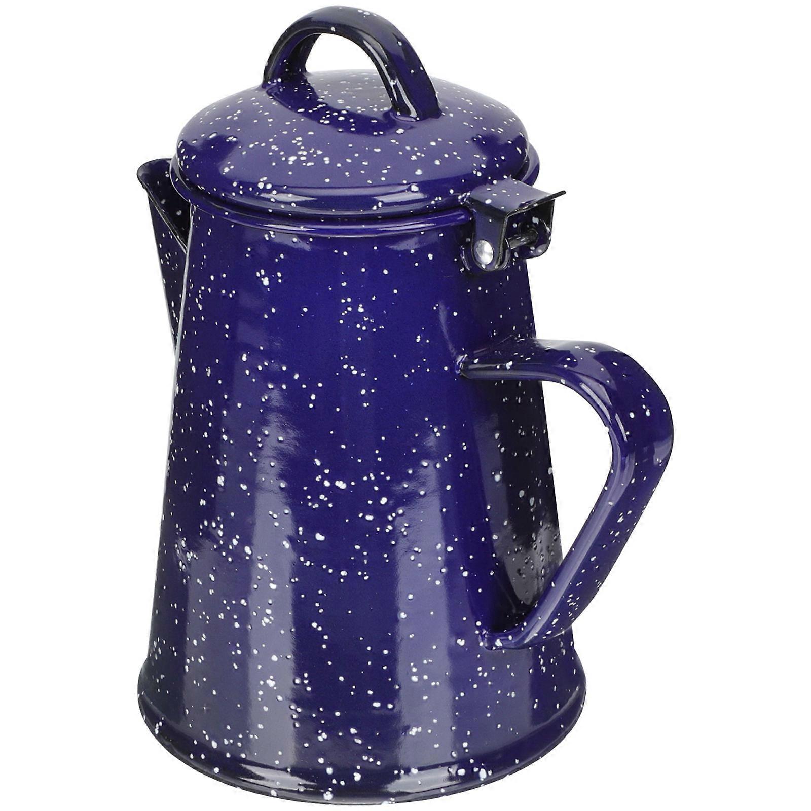 Enamel Water Kettle Heating Coffee Kettle Handheld Tea Pot Decorative Coffee Kettle