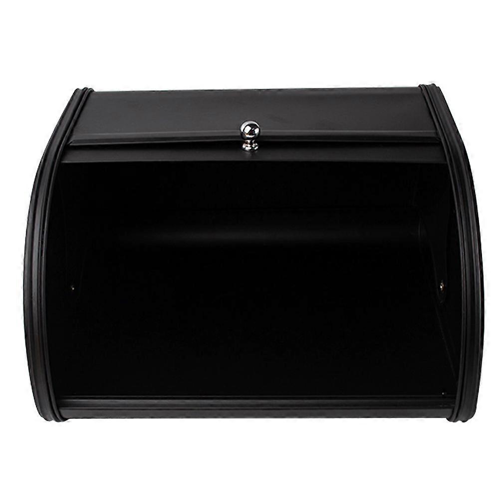 Large Bread Storage Box Black Suitable For Bakery Kitchen Organization 30x26cm 1Pack