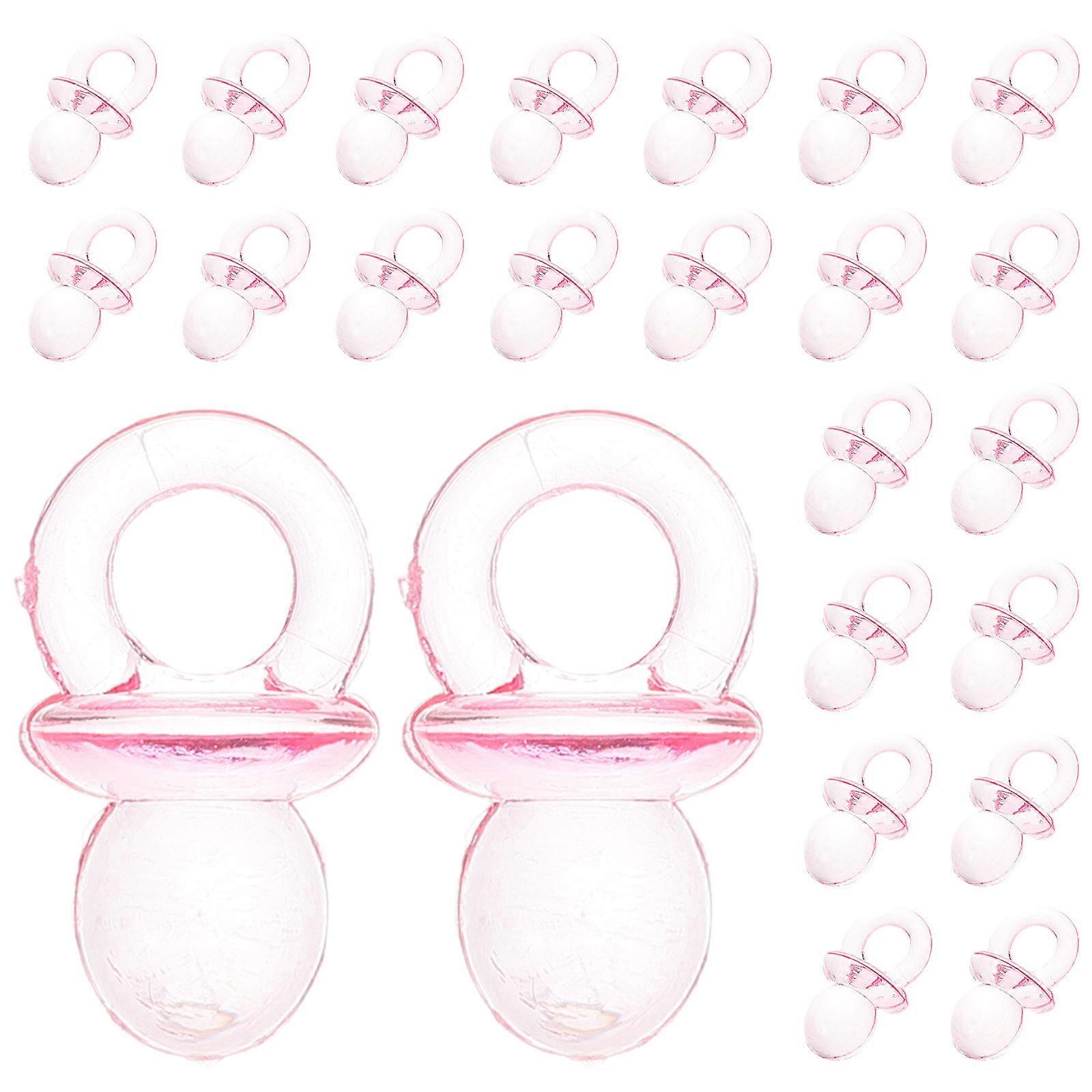 50Pcs Mini Pacifiers Baby Shower Party Favors Safe Material Table Decorations DIY Friendly For Parents