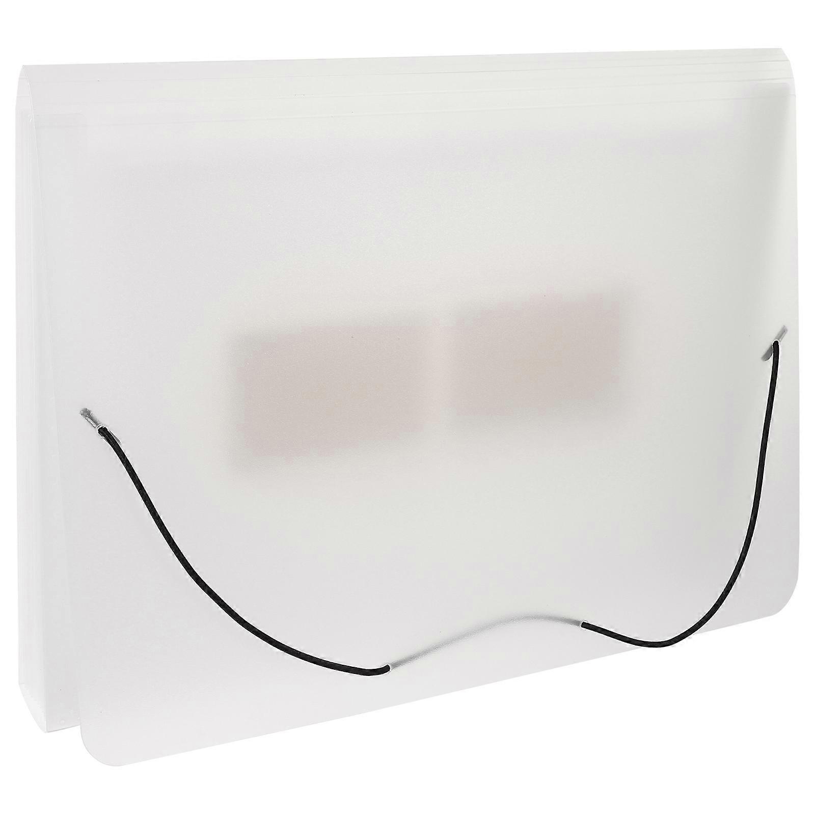 Multi-pocket Document Organizer Accordion Type Storage Holder Perfect For School Use 1Pcs