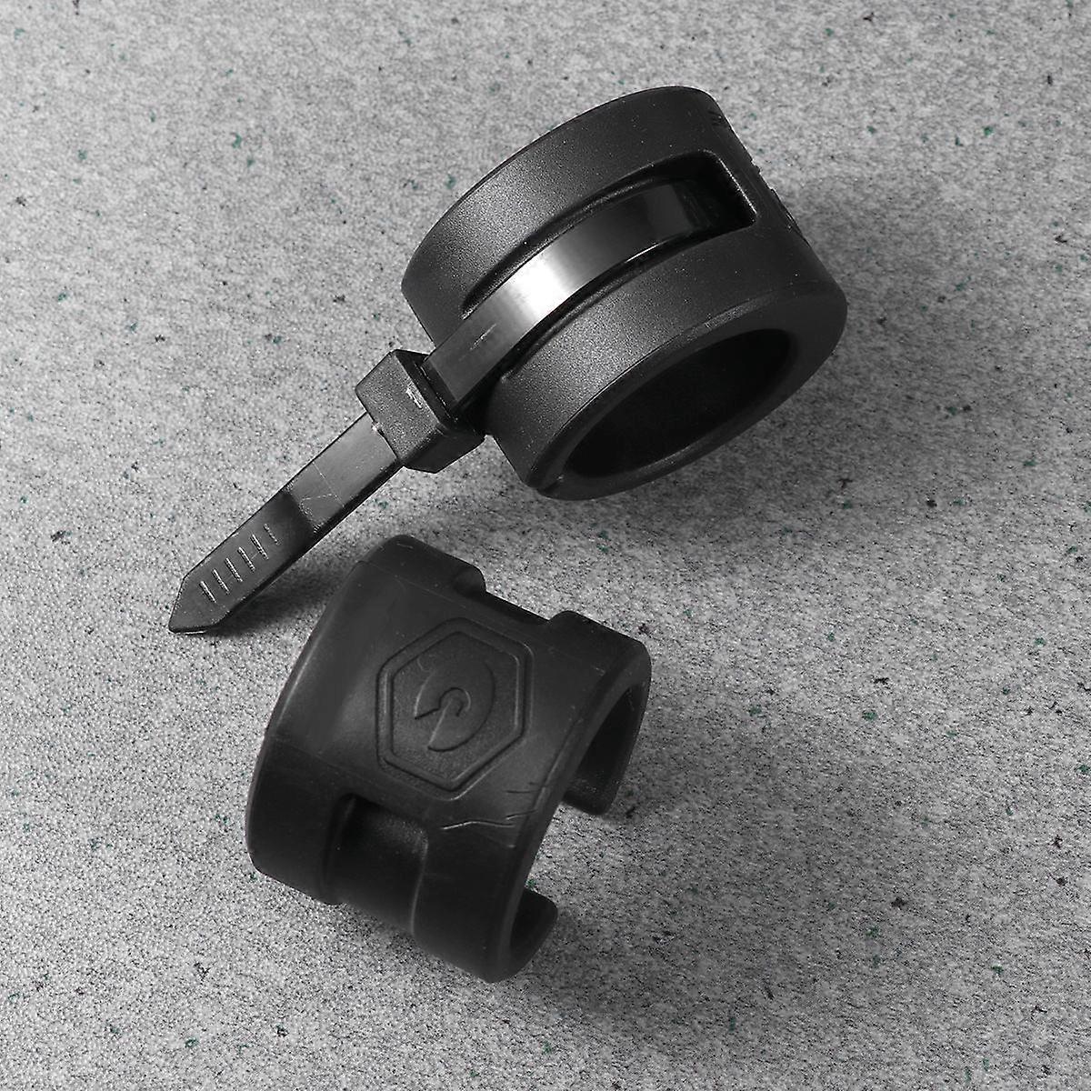 Rear Fork Protector 4 Pcs Clip Mounted Rubber Anti-Collision Protective Rings Designed For Cyclists In Black Color