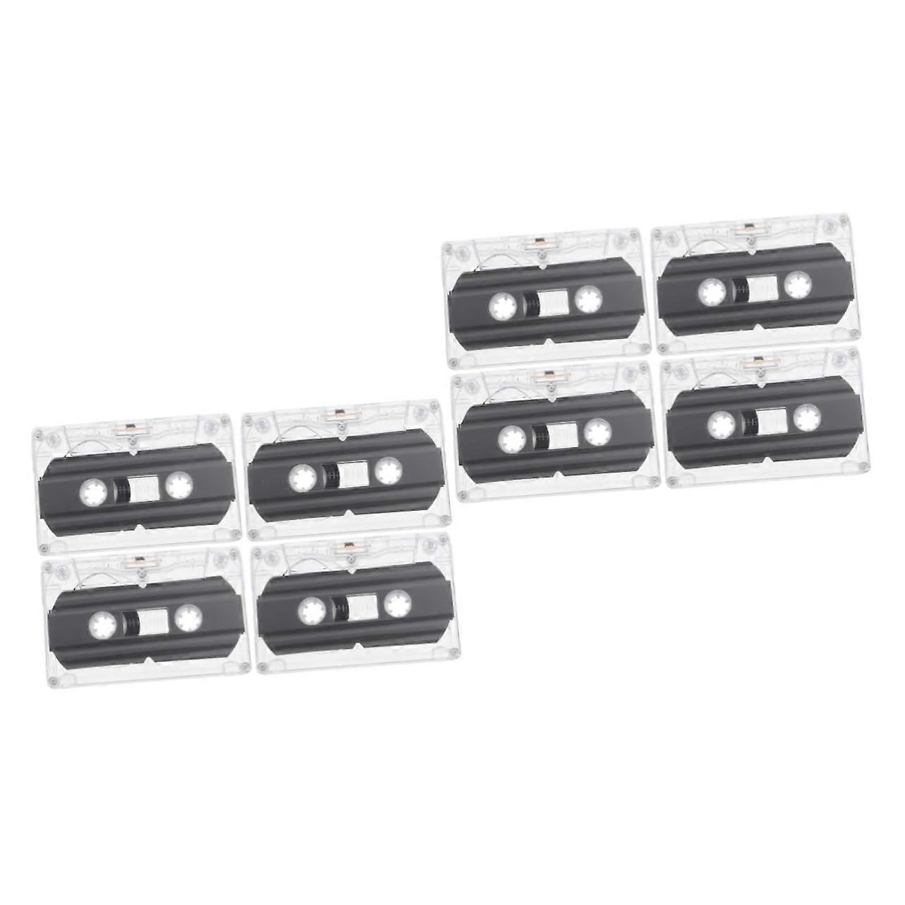 Blank cassettes Blank audio cassettes For recording Black 4 pieces * 5