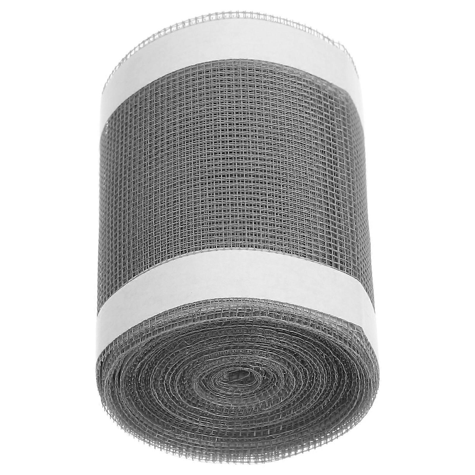 Bathroom Use Shower Drain Sticker Fine Mesh Anti-blocking Hair Catcher Odor Prevention Filtering Debris 1 Roll