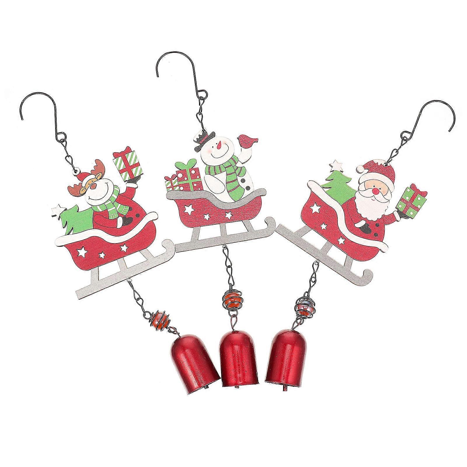 Wooden wind chime with iron bell, creating soothing melodies for relaxation