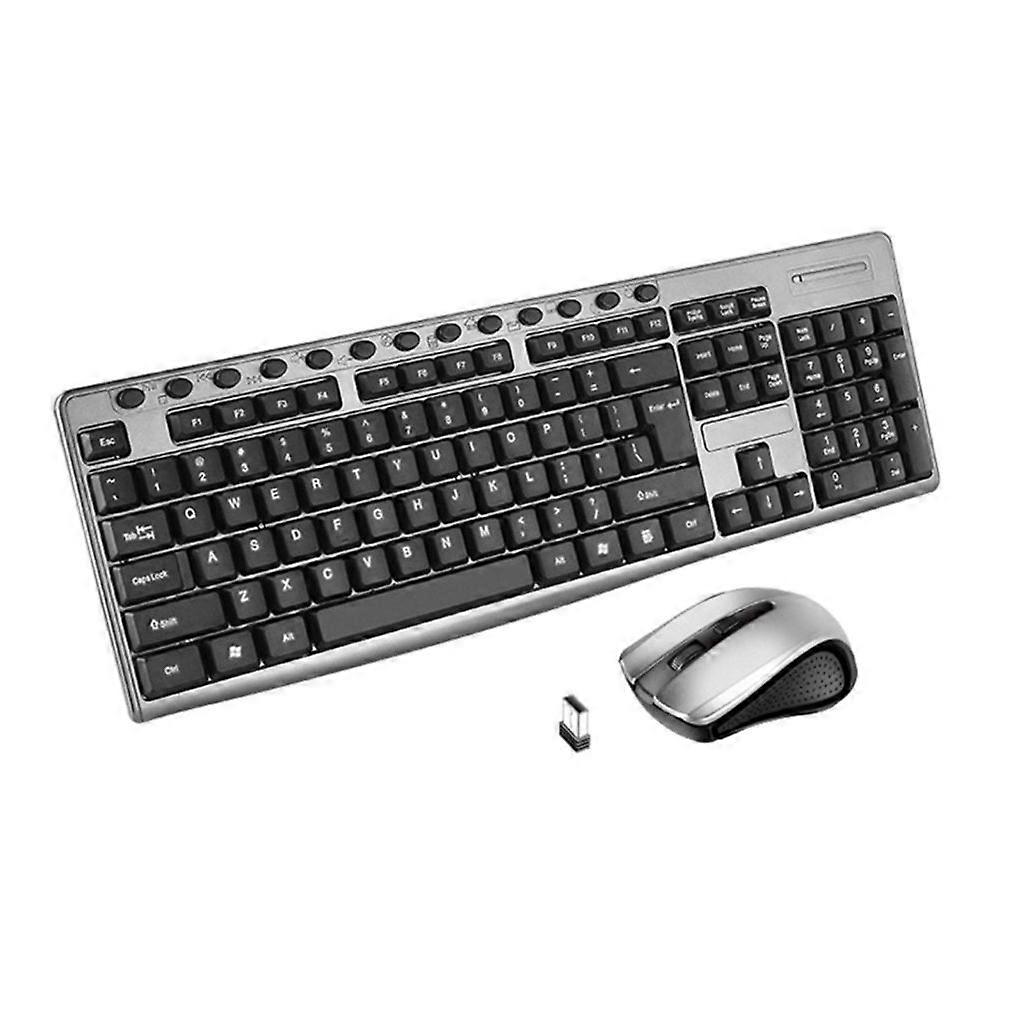 Multimedia Full-size Keyboard Mouse Set For Computer Notebook Laptop Desktop