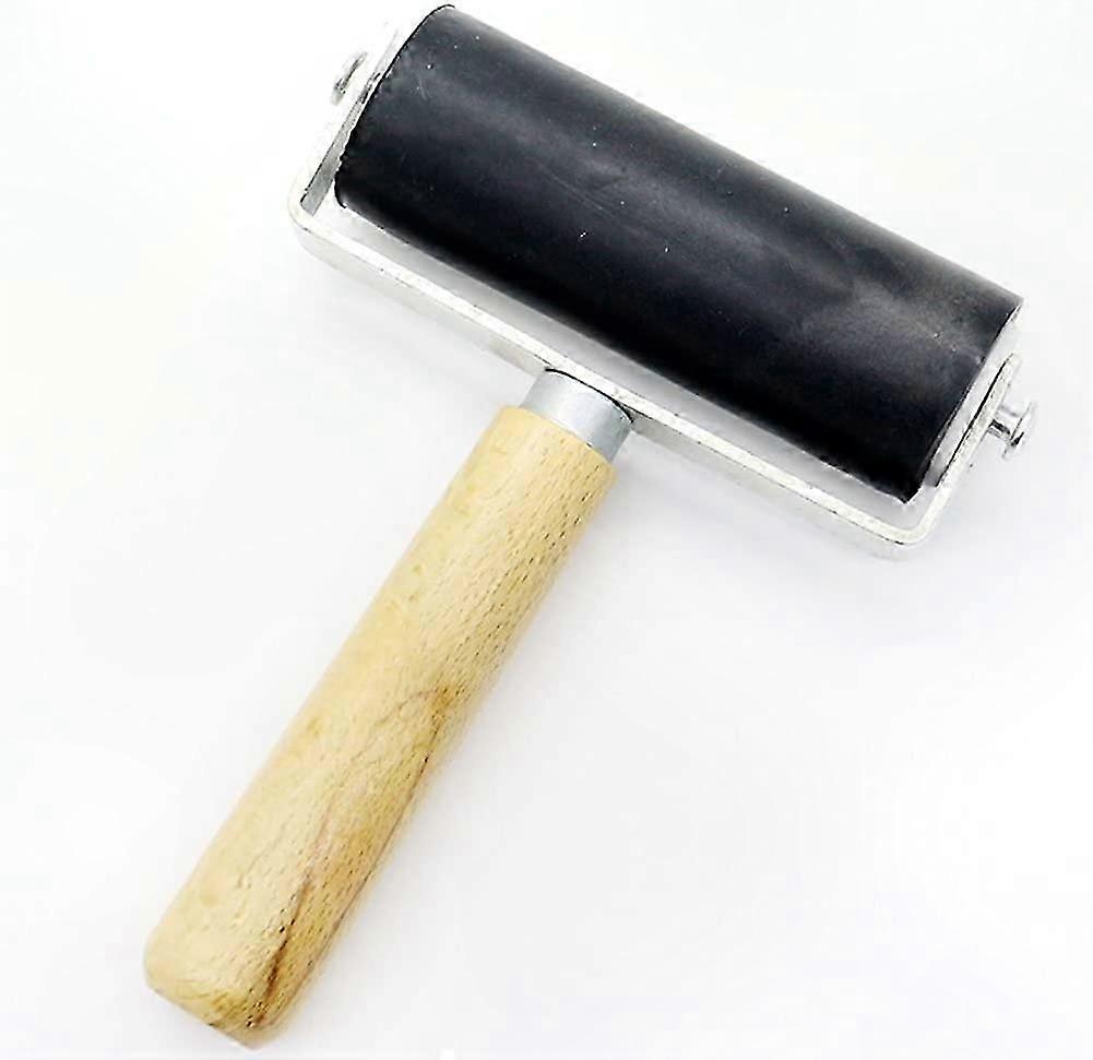 10cm Paint Roller with Wooden Handle for Graffiti and Art Projects