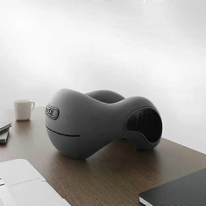 Multifunction U-Shaped Sponge Core Neck Pillow Slow Rebound Soft Travel Pillow Suitable for Sleeping Cervical Health Massage Nap Pillows