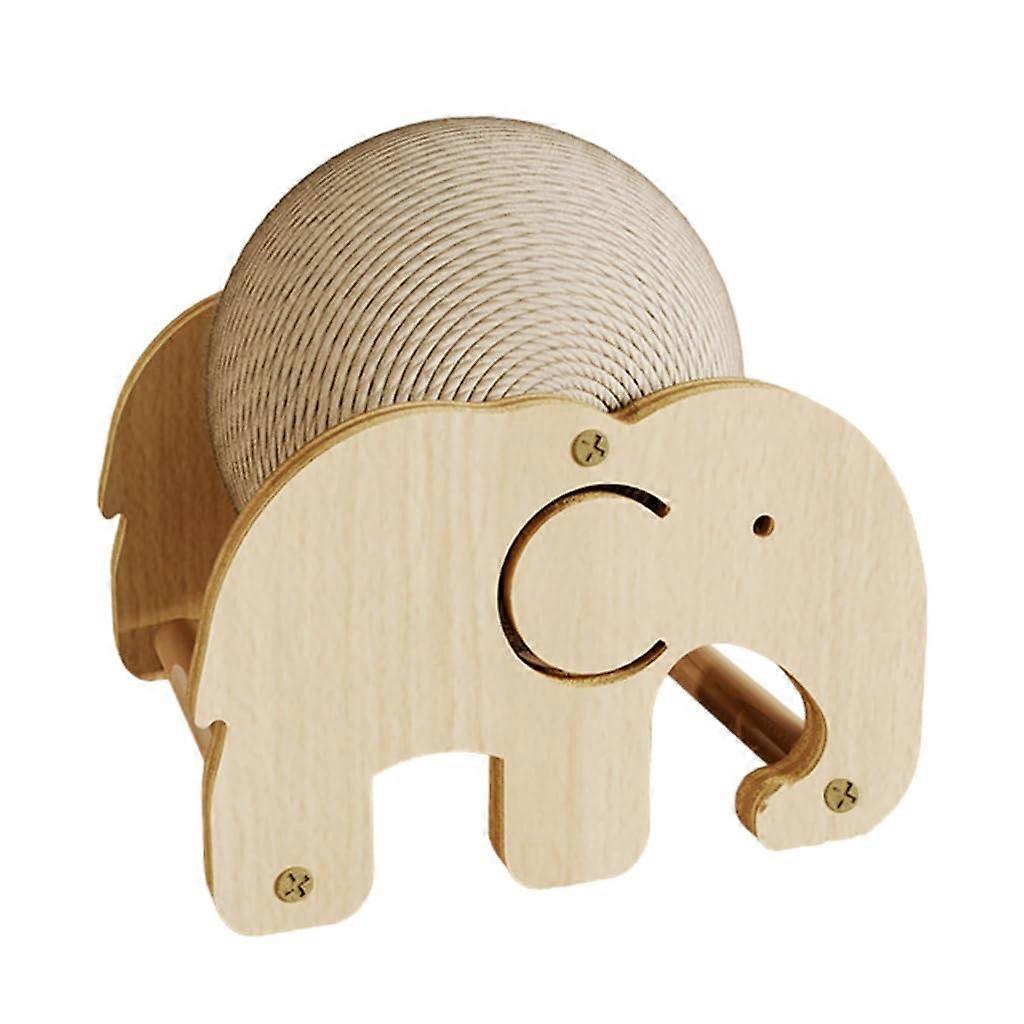 Cat Scratching Ball Toy with Sturdy Stand, Durable Corrugated Paper, Funny Claw Loops, Large Size