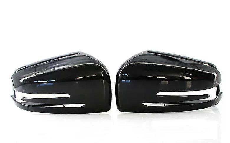 Applicable Side Mirror Cap Covers for Mercedes Benz W176 W246 W212 W204 C117 X156 X204 W221 C218 A B C E S CLA GLA GLK Class Black Replace