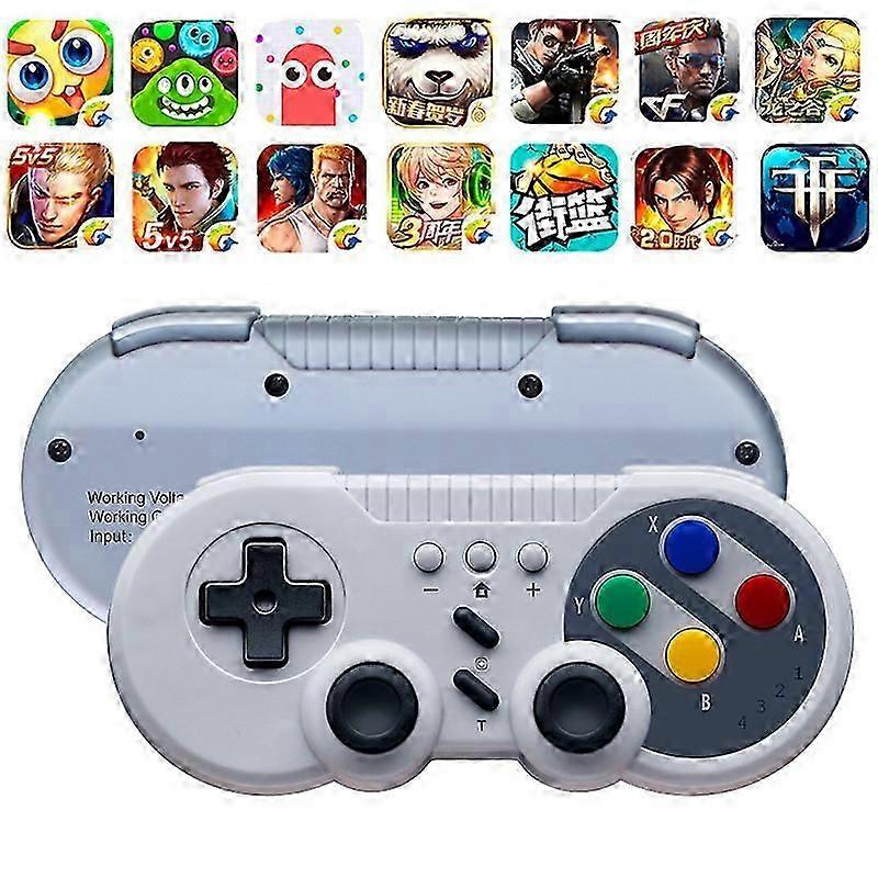 Wireless Gamepad für Nintendo Switch PC Windows Spielkonsole Controller Joystick mit Dual Motor Turbo 6-Achsen Vibration Gamepad